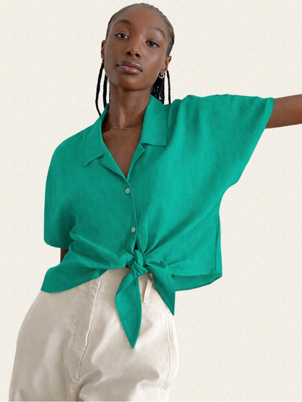 Wilfred Free The Tie-Front Blouse